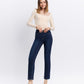 front product images of Enraptured - High Rise Ankle Slim Straight Jeans