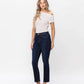 Left 45 degrees product image of Enraptured - High Rise Ankle Slim Straight Jeans