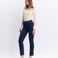 Left 45 degrees product image of Enraptured - High Rise Ankle Slim Straight Jeans