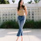 Editorial image of Encouragingly - High Rise Kick Flare Jean