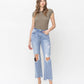 Front product images of Rich - 90's Super High Rise Distressed Straight Jeans