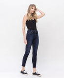 Right 45 degrees product image of Undisputed - High Rise Crop Skinny Jeans