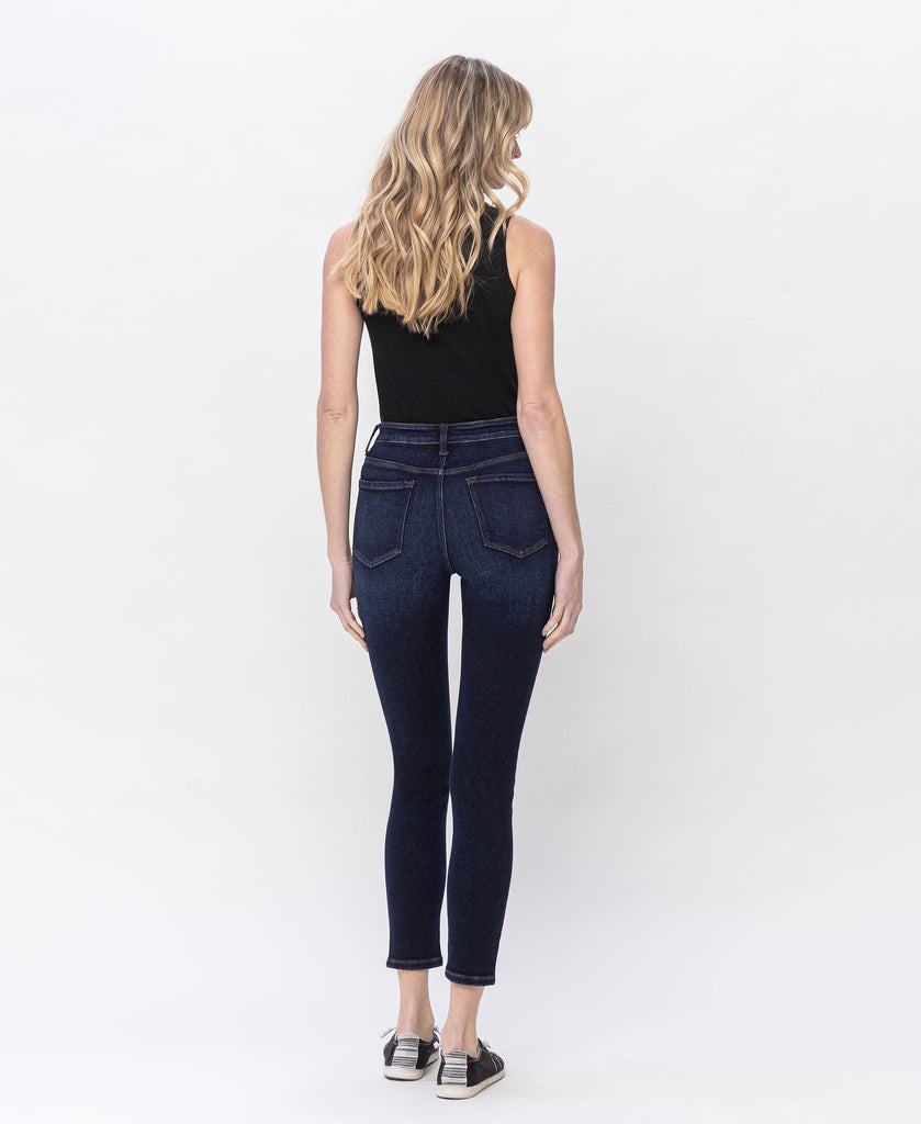 Back product images of Undisputed - High Rise Crop Skinny Jeans