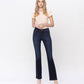 Front product images of Amicability - Mid Rise Flare Bootcut Denim Jeans