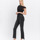 Left 45 degrees product image of Righteousness - High Rise Crop Flare Jeans