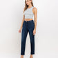 Left 45 degrees product image of Jubiliant - High Rise Ankle Slim Straight Jeans