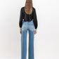 Back product images of Righteously - High Rise Wide Leg Jeans