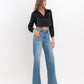 Right 45 degrees product image of Righteously - High Rise Wide Leg Jeans