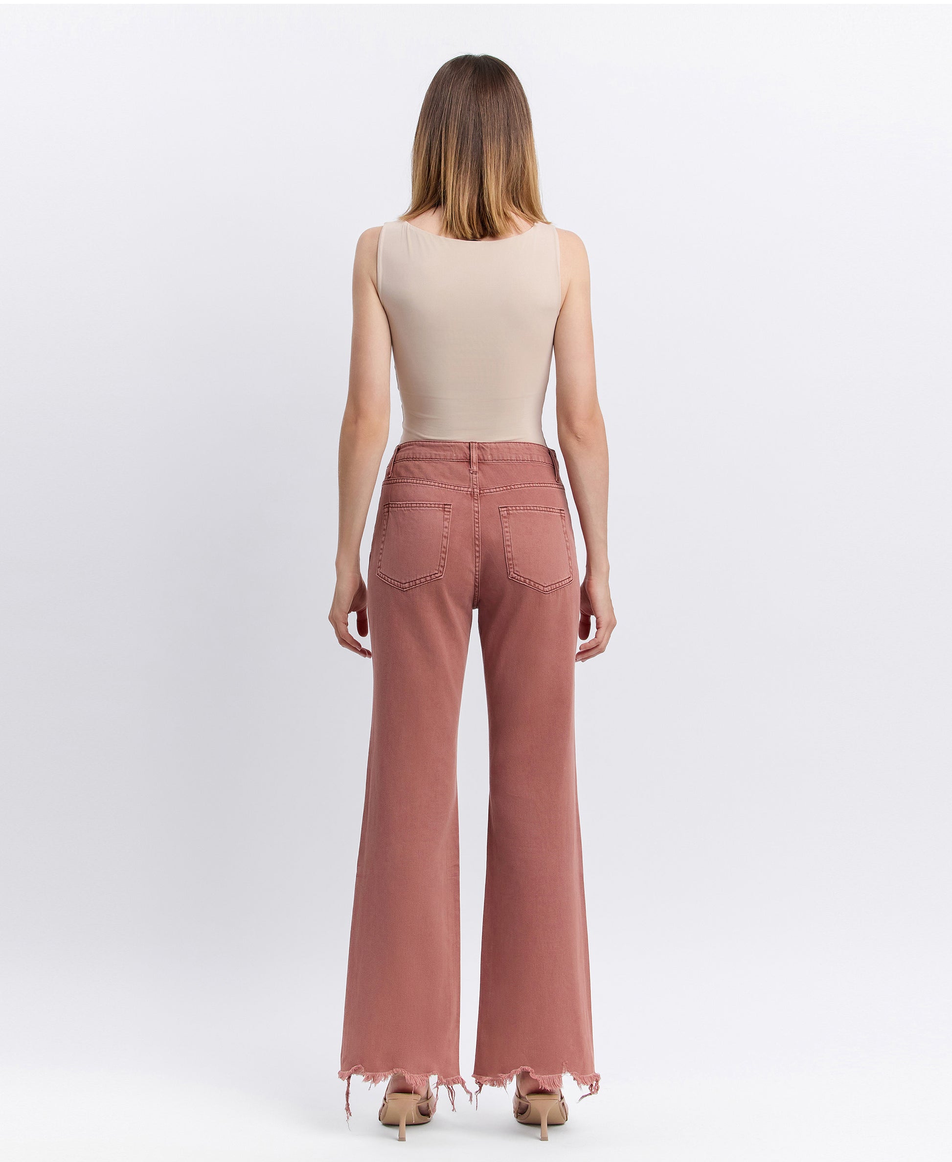 Back product images of Russet - Super High Rise 90's Vintage Flare Jeans