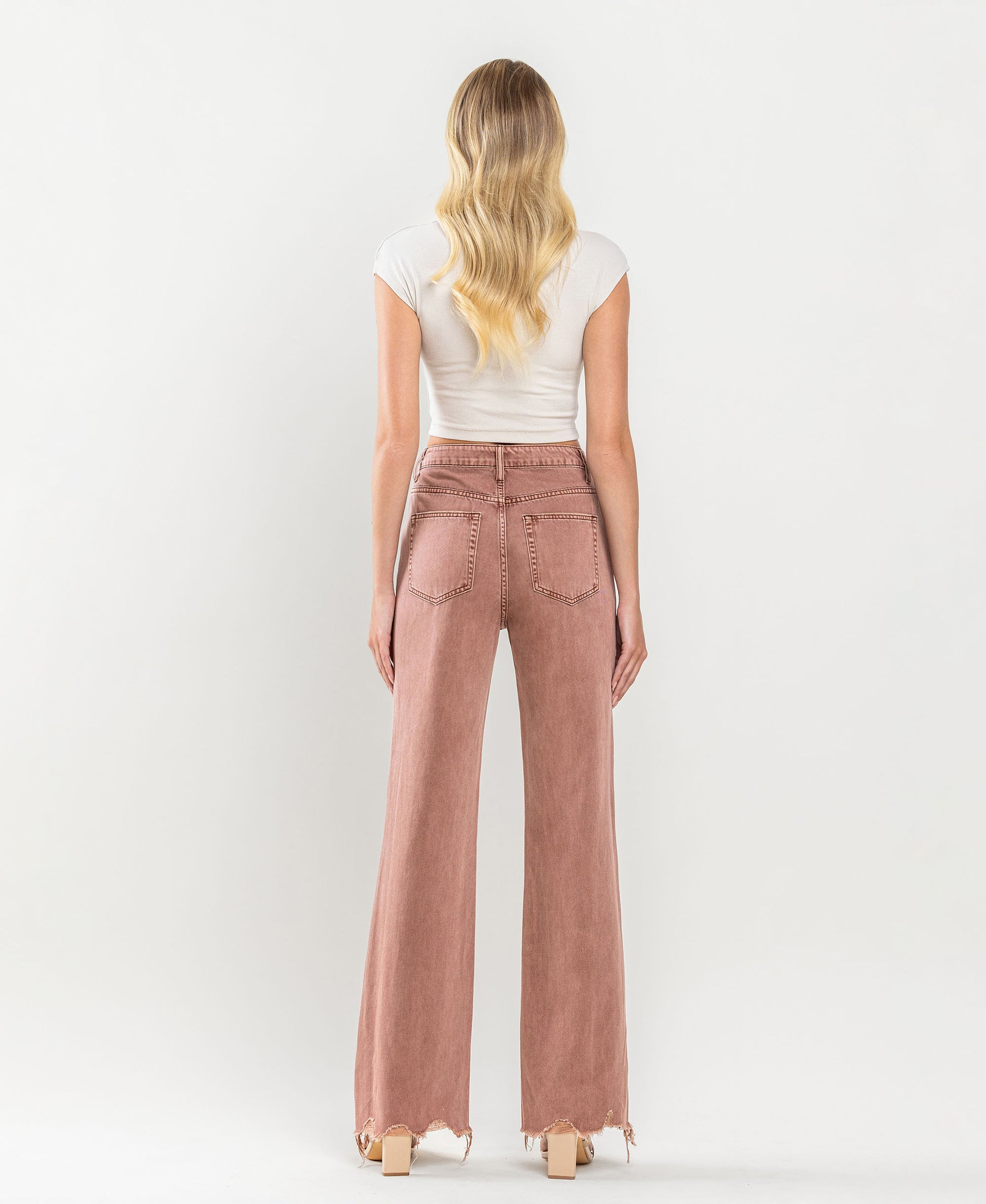 Back product images of Russet - Super High Rise 90's Vintage Flare Jeans