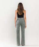 Back product images of Thyme - Super High Rise 90's Vintage Hem Detail Flare Jeans