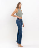 Right 45 degrees product image of Amethyst - Mid Rise Bootcut Jeans
