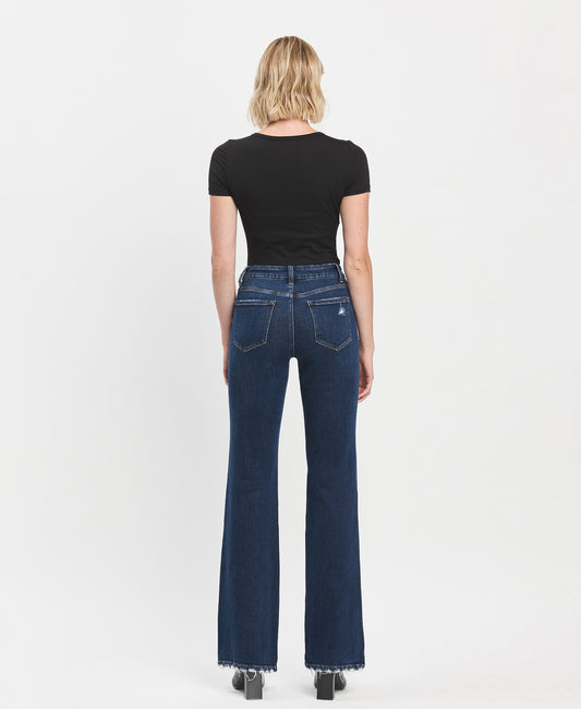Back product images of Restructure - High Rise Relaxed Flare Jeans