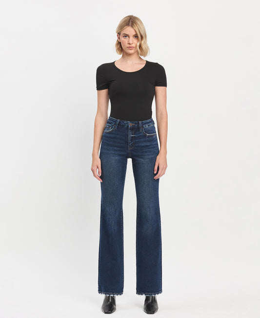 Front product images of Restructure - High Rise Relaxed Flare Jeans