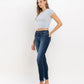 Left 45 degrees product image of Fresh - High Rise Distressed Hem Ankle Skinny Jeans