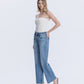 Left 45 degrees product image of Astonishing - High Rise Full Length Wide Leg Jeans