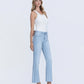 Right 45 degrees product image of Uplift - Mid Rise Raw Hem Ankle Bootcut Jeans