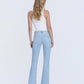 Back product images of Uplift - Mid Rise Raw Hem Ankle Bootcut Jeans