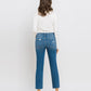 Back product images of Consistent - High Rise Slim Straight Jeans