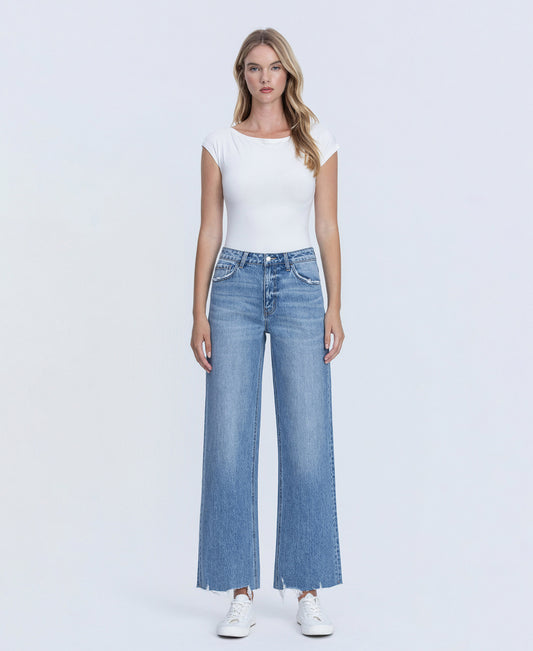 Front product images of Victorious - High Rise Wide Leg Jeans