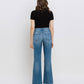 Back product images of Exuberantly - High Rise Wide Leg Jeans