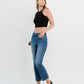 Left 45 degrees product image of Upliftment - Mid Rise Ankle Regular Straight Jeans