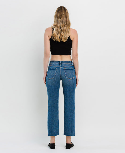 Back product images of Upliftment - Mid Rise Ankle Regular Straight Jeans