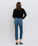 Back product images of Upliftment - Mid Rise Ankle Regular Straight Jeans