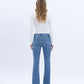 product Flores Sea - Mid Rise Seamless Waistband Bootcut Jeans
