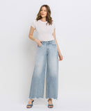 Front product images of Insightful - Super High Rise Wide Leg Jeans