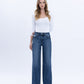 Front product images of Dark Wash - 90's Super High Rise Wide Leg Jeans