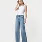 Left 45 degrees product image of Leaping Water - 90's Super High Rise Wide Leg Jeans