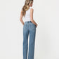  Back product images of Leaping Water - 90's Super High Rise Wide Leg Jeans