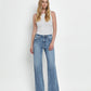 Front product images of Leaping Water - 90's Super High Rise Wide Leg Jeans