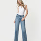 Front product images of Leaping Water - 90's Super High Rise Wide Leg Jeans