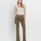 Front product images of Moss - High Rise Relaxed Bootcut Cargo Jeans