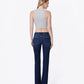 Back product images of Dark - Mid Rise Seamless Waistband Bootcut Jeans