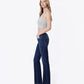 Left side product images of Dark - Mid Rise Seamless Waistband Bootcut Jeans