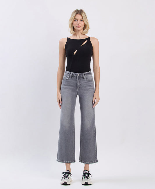 Front product images of River Eden - High Rise Ankle Slim Wide Leg Jeans