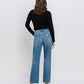 Back product images of River Welland - High Rise Straight Ankle Jeans