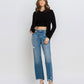 Front product images of River Welland - High Rise Straight Ankle Jeans