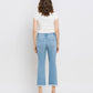 Back product images of Torne River - High Rise Raw Crop Straight Jeans