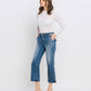 Left 45 degrees product image of Yacht - High Rise Crop Utility Straight Jeans