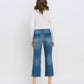 Back product images of Yacht - High Rise Crop Utility Straight Jeans