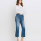 Right 45 degrees product image of Yacht - High Rise Crop Utility Straight Jeans