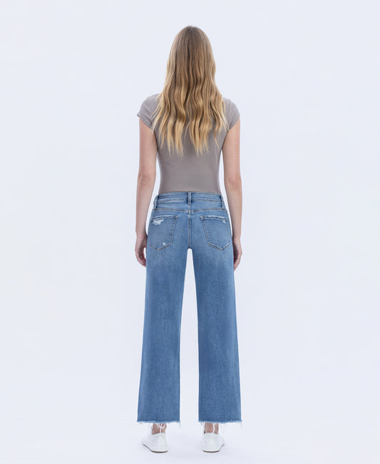 Back product images of Evening Star - High Rise Ankle Dad Jeans