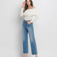 Left 45 degrees product image of Evening Star - High Rise Ankle Dad Jeans