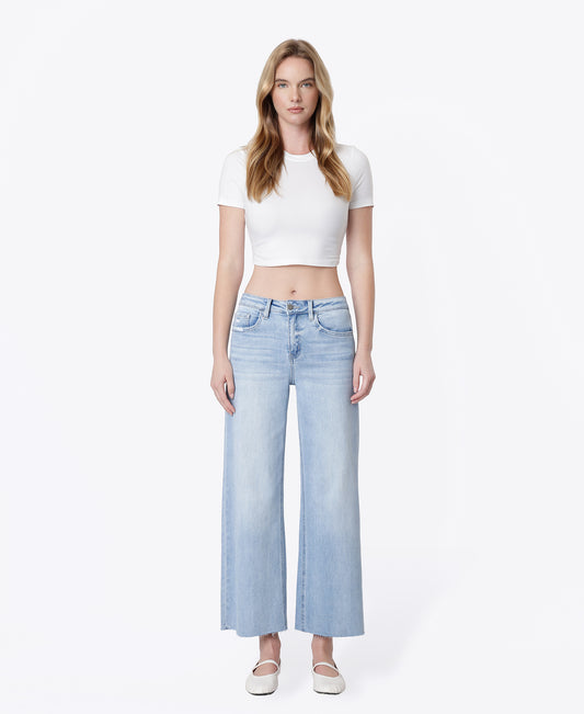 Front product images of Ben Rinnes - High Rise Wide Leg Jeans