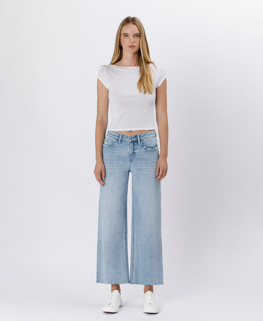 Front product images of Ben Rinnes - High Rise Wide Leg Jeans