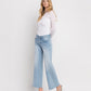 Left 45 degrees product image of Ben Rinnes - High Rise Wide Leg Jeans